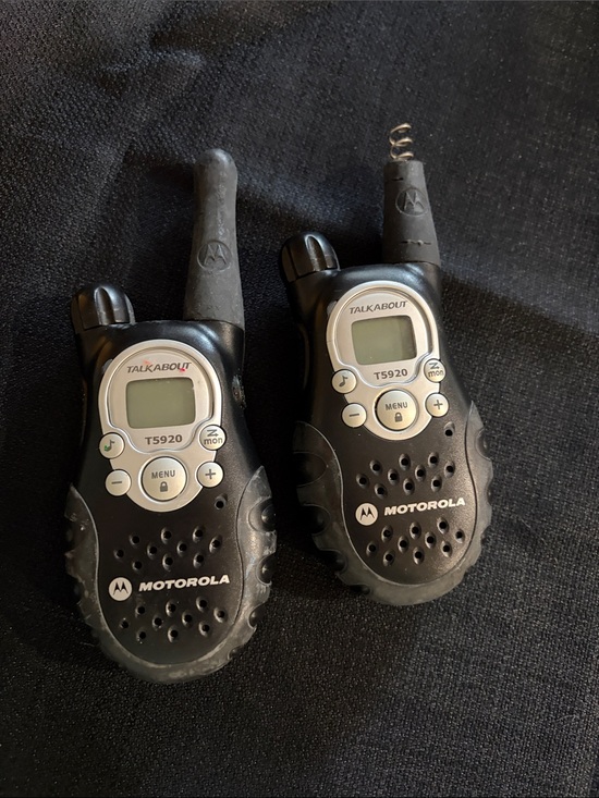 Motorola Other - Motorola black Talkabout T5920 Two-Pack Walkie Talkies used